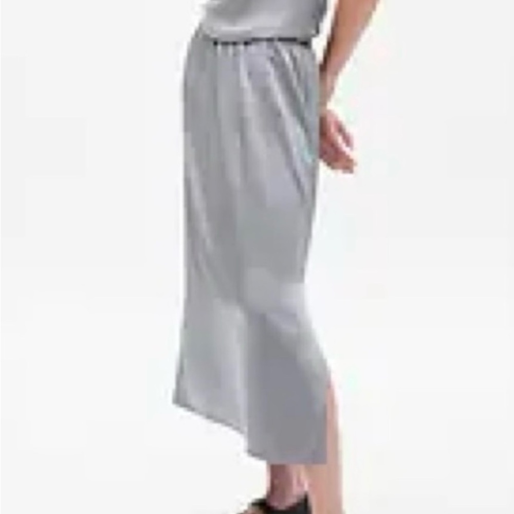 NEW GAP Silver Midi Asymmetrical Pencil Skirt Women’s XXL TALL NEW
